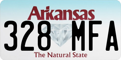 AR license plate 328MFA