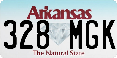 AR license plate 328MGK