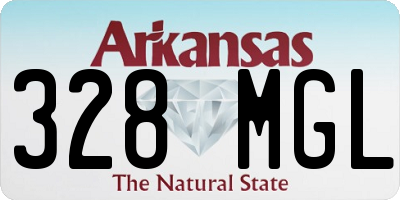 AR license plate 328MGL