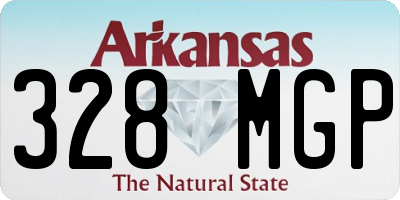 AR license plate 328MGP