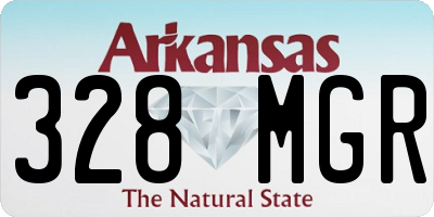 AR license plate 328MGR