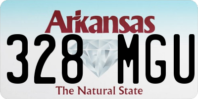 AR license plate 328MGU