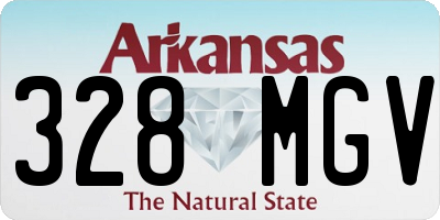 AR license plate 328MGV