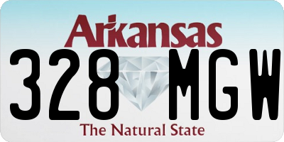 AR license plate 328MGW