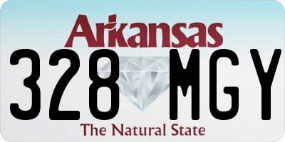 AR license plate 328MGY