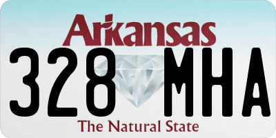 AR license plate 328MHA