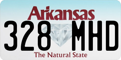 AR license plate 328MHD