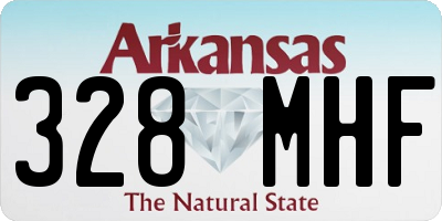 AR license plate 328MHF