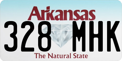 AR license plate 328MHK