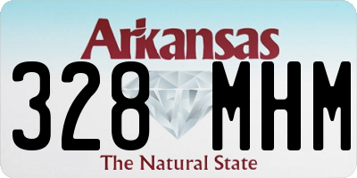 AR license plate 328MHM