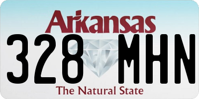 AR license plate 328MHN