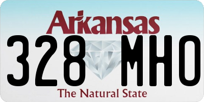 AR license plate 328MHO