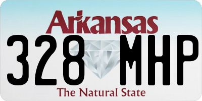 AR license plate 328MHP