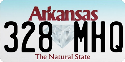 AR license plate 328MHQ