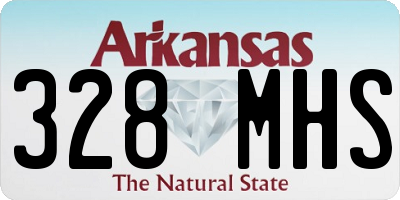 AR license plate 328MHS