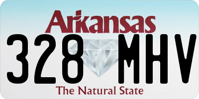 AR license plate 328MHV