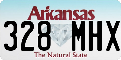 AR license plate 328MHX