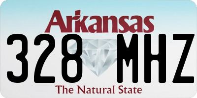 AR license plate 328MHZ
