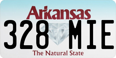 AR license plate 328MIE