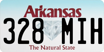 AR license plate 328MIH