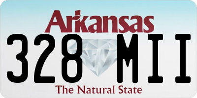 AR license plate 328MII