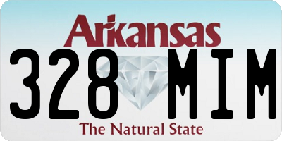 AR license plate 328MIM