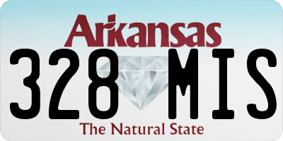 AR license plate 328MIS