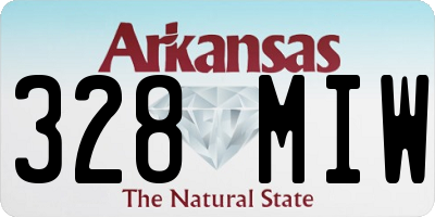 AR license plate 328MIW