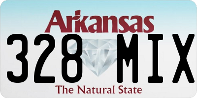 AR license plate 328MIX