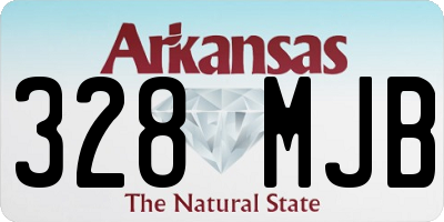 AR license plate 328MJB