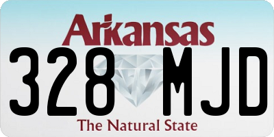 AR license plate 328MJD