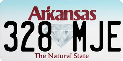 AR license plate 328MJE
