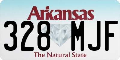 AR license plate 328MJF
