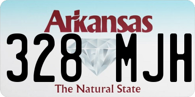 AR license plate 328MJH
