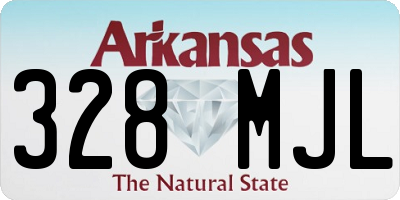 AR license plate 328MJL