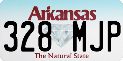 AR license plate 328MJP
