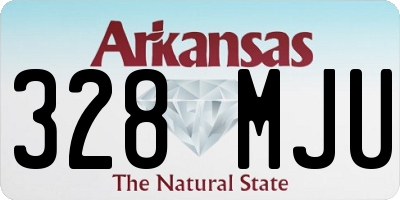 AR license plate 328MJU