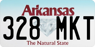 AR license plate 328MKT