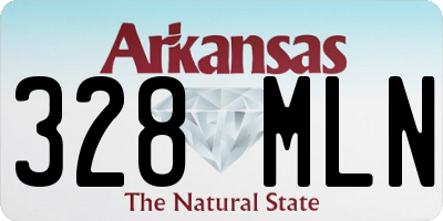 AR license plate 328MLN