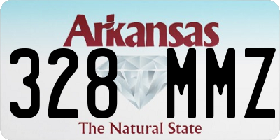 AR license plate 328MMZ