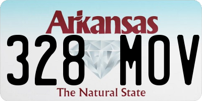 AR license plate 328MOV
