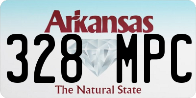 AR license plate 328MPC