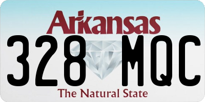 AR license plate 328MQC