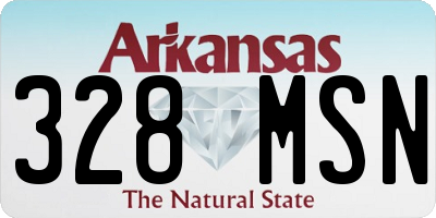 AR license plate 328MSN
