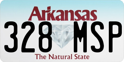 AR license plate 328MSP