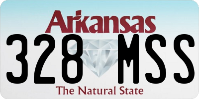 AR license plate 328MSS