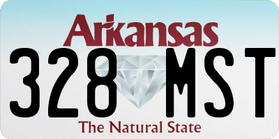 AR license plate 328MST