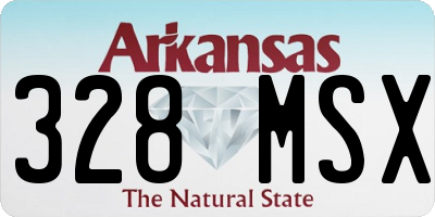 AR license plate 328MSX