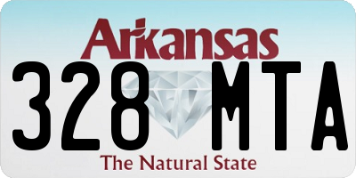 AR license plate 328MTA