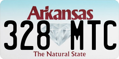 AR license plate 328MTC